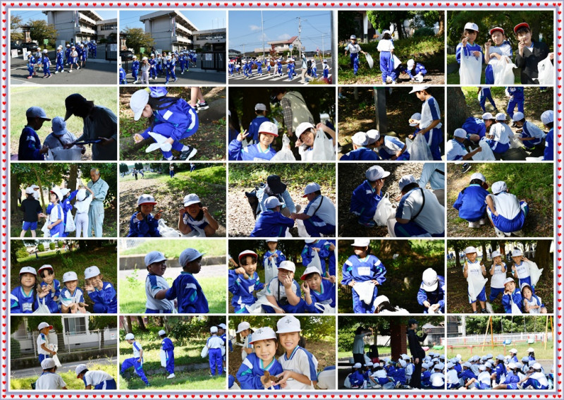 1027 1年生松の木公園秋探し一枚