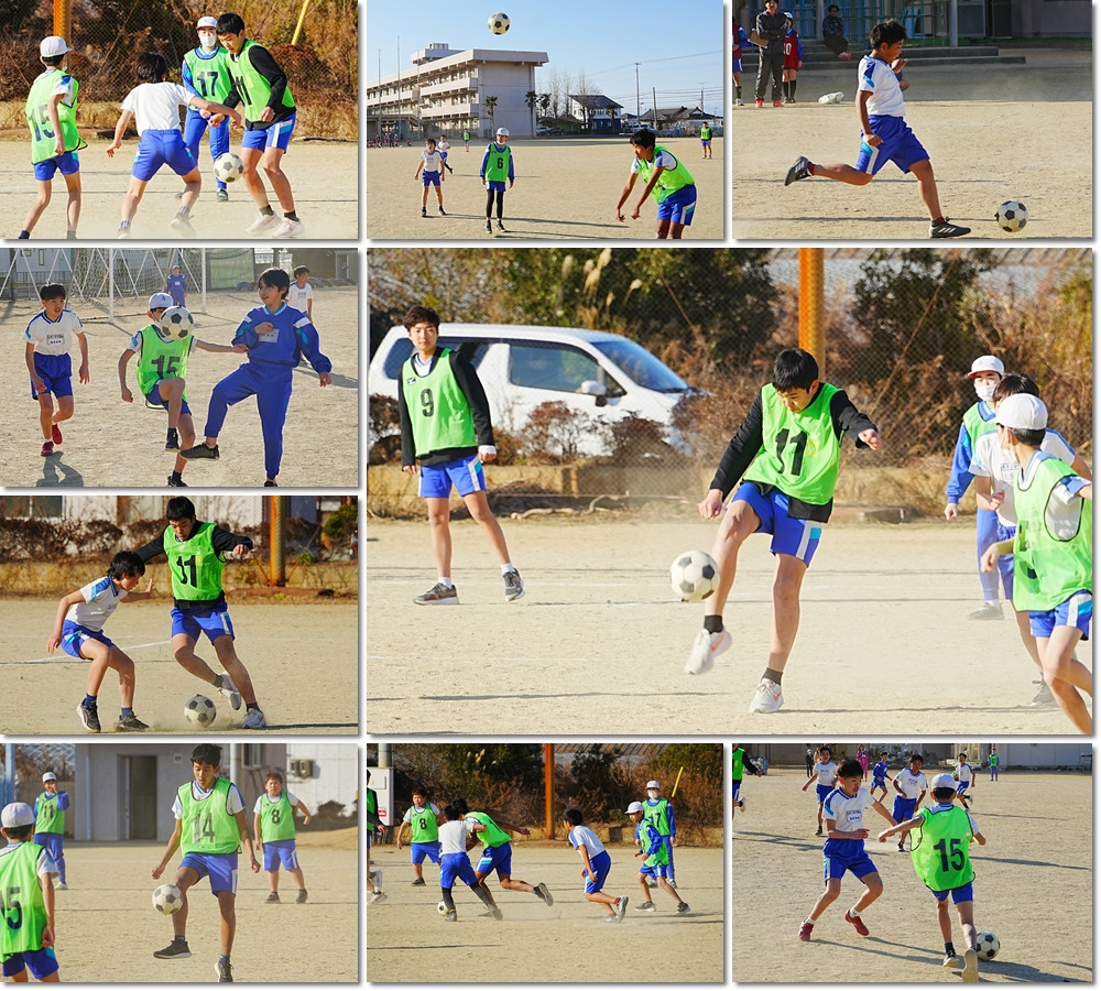 0126　サッカー予選１組対２組４